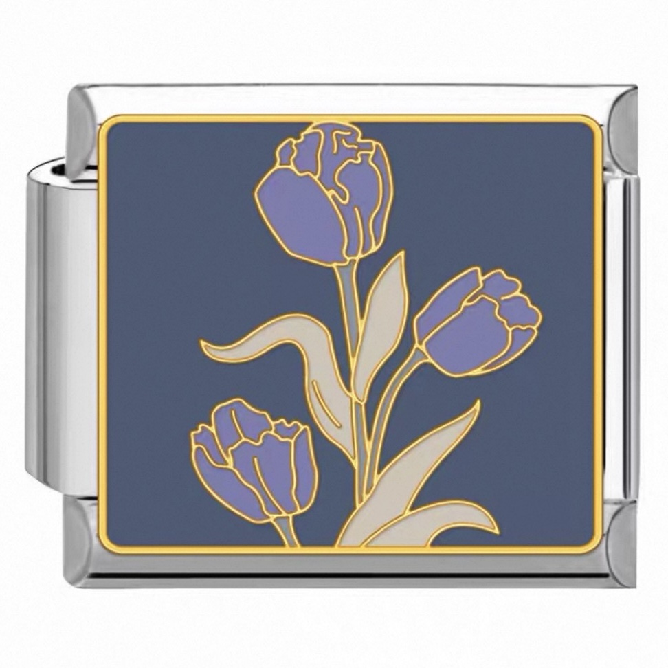 Moonlit Tulip Glow Charm