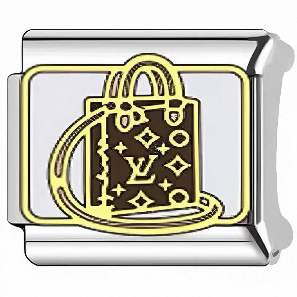 Golden Shopper Charm